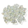 UV Plating Luminous Transparent Acrylic Beads OACR-P010-08A-3