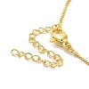 Word Love Pendant Necklaces NJEW-G082-02A-G-3