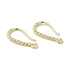 Brass Earring Hooks KK-Q793-15G-1