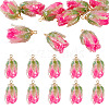 10Pcs Transparent Acrylic Pendants SACR-TA0001-66A-2