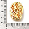 Brass Cubic Zirconia Pendants KK-M295-13G-D-3