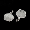 Natural Quartz Crystal Carved Pendants G-I319-02P-A08-3