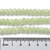 Baking Paint Imitation Jade Glass Bead Strands LS-DGLA-A034-J8MM-A21-5