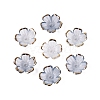 Plastic Bead Caps KY-Q005-04A-13-2