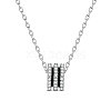 SHEGRACE Rhodium Plated 925 Sterling Silver Pendant Necklaces JN804A-1