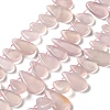 Natural Pink Agate Beads Strands G-P565-B01-01-1