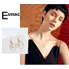 200Pcs Brass Earring Hooks KK-CN0001-35-6