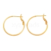 Brass Hoop Earrings EJEW-R014-17A-G-4