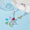 Star Glass Beaded Pendants Decorations HJEW-JM01273-2