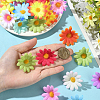100Pcs Cloth Artificial Sunflower DIY-SP0005-96-4