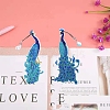 6 Styles Peacock DIY Bookmark Diamond Painting Kits PW-WGCA83A-01-3