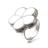 304 Stainless Steel Adjustable Finger Ring RJEW-H244-08P-4