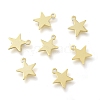 Brass Charms X-KK-H739-01B-G-4