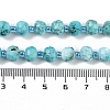 Dyed Natural Howlite Beads Strands G-H057-A18-01-5