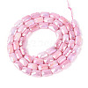Anti-Tarnish Electroplate Glass Beads Strands GLAA-T025-29G-2