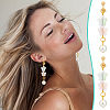 Unicraftale 32Pcs 2 Colors Brass Clip-on Earring Findings KK-UN0001-87-6