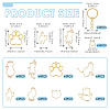 DIY Keychain Making Kits DIY-TA0015-66-4