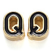 Rack Plating Alloy Enamel Beads LS-X-ENAM-S122-033Q-NR-2