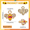 40Pcs Alloy Enamel Charms ENAM-SC0005-55-2