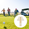 2Pcs Wood Golf Ball Markers AJEW-FH0005-41-6