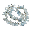Natural Aquamarine Beads Strands GG-CBADF20-A01-2