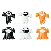 6Pcs 6 Styles Halloween Opaque Resin Decoden Cabochons CRES-FS0001-67-1