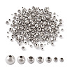 Mega Pet 500Pcs 7 Style 202 Stainless Steel Beads STAS-MP0001-03-10