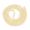 Baking Paint Transparent Glass Beads X1-DGLA-N011-4mm-02-2