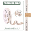 10 Yards Polyester Grosgrain Ribbon OCOR-WH0077-095-2