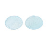 Spray Painted Natural Capiz Shell Disc Links Connector Charms SSHEL-T017-32B-2