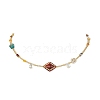 Glass Seed & Acrylic Beaded Necklaces NJEW-JN04469-3