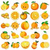 PVC Self-adhesive Fruit Cartoon Stickers STIC-PW0011-20-3