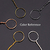 Round Copper Wire for Jewelry Making CWIR-BC0004-0.15mm-04-6