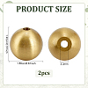 Brass Incense Burner Holder AJEW-WH0077-233C-2