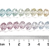 Transparent Painted Glass Beads Strands DGLA-A034-T8mm-A15-3