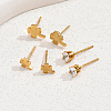 Elegant 18K Gold Plated 3 Pairs of Stud Earrings Set HX4641-1