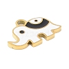 Ion Plating(IP) 304 Stainless Steel Enamel Charms FIND-Q111-02G-03-2