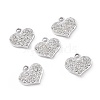 Alloy Crystal Rhinestone Charms ALRI-C008-28P-2