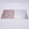 PET Mosaic Sticker Peel and Stick Tile Backsplash Wall Paper AJEW-WH0237-17A-1