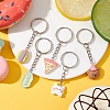 Bear/Cat/Food/Cloud Resin Keychain KEYC-JKC00650-2