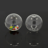 Handmade Two Holes Blown Glass Globe Beads DH017J-1-40mm-1