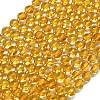 Synthetic Citrine Beads Strands G-K389-B76-01-2