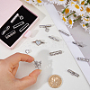 3 Bags 3 Styles Rhinestone Watch Band Charms Set FIND-FH0017-66-3