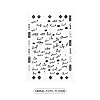 Nail Art Stickers Decals MRMJ-T072-TL0035-2