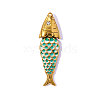 304 Stainless Steel Enamel Pendants STAS-A26-03-26-1