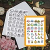 PVC Plastic Clear Stamps DIY-WH0631-0136-3