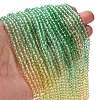 Transparent Painted Glass Beads Strands X-DGLA-A034-T3mm-A04-2