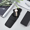 Portable PU Leather Single Watch Pouch Storage Bags ABAG-WH0038-19B-5