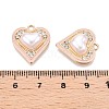 Rack Plating Alloy Rhinestone Pendants FIND-N005-19C-3