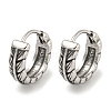 316 Surgical Stainless Steel Hoop Earrings EJEW-D096-09E-AS-1